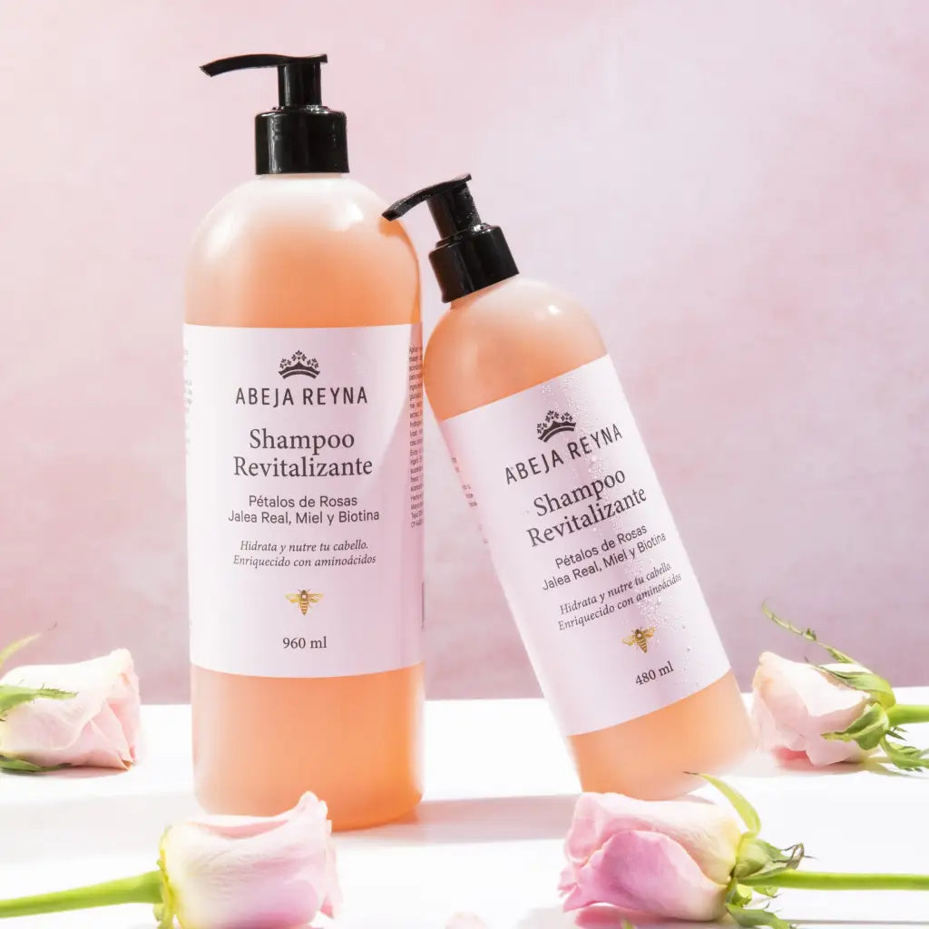 Shampoo Revitalizante de Pétalos de Rosas Jalea Real Miel