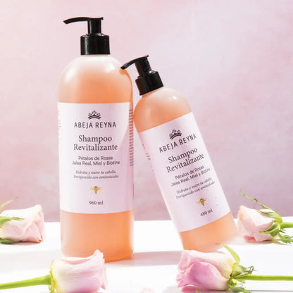 Shampoo Revitalizante de Pétalos de Rosas Jalea Real Miel