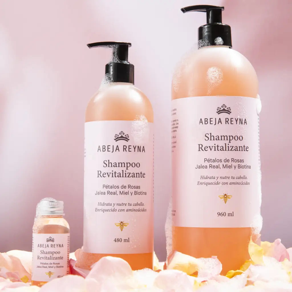 Shampoo Revitalizante de Pétalos de Rosas Jalea Real Miel