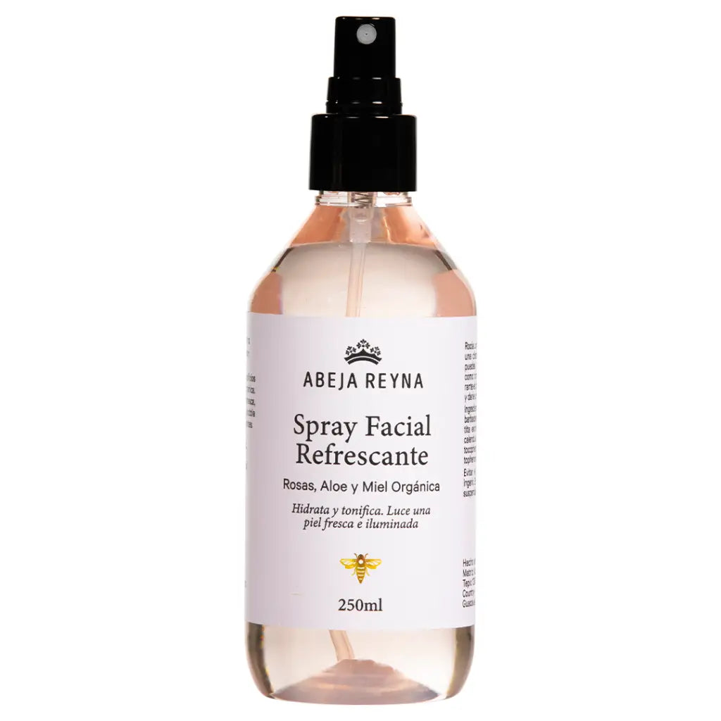 Spray refrescante de agua de rosas aloe vera y miel - 250ml